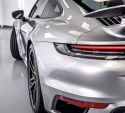 Porsche w całości oklejone folią 100% tpu ppf. Defender platinum - gswf.