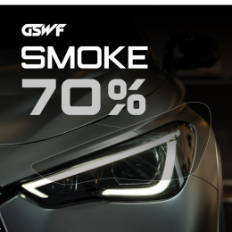 GSWF®️ | SMOKE™ 70% I Folia przyciemniająca I 100% TPU PPF I Wzmocniony połysk