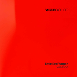 NKODA | VIBE COLOR PPF | CLASSICS | Little Red Wagon | Folia do zmiany koloru 100% TPU PPF | Wysoki połysk | Czerwony