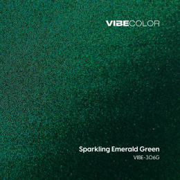 NKODA | VIBE COLOR PPF | CLASSICS | Sparkling Emerald Green | Folia do zmiany koloru 100% TPU PPF | Wysoki połysk | Zielony