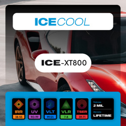 NKODA | WINDOW FILM | ICECOOL | ICE-XT800 | Folia do przyciemniania szyb