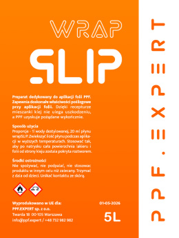 WRAP Slip | PPF.EXPERT | Płyn do aplikacji PPF 5 litrów